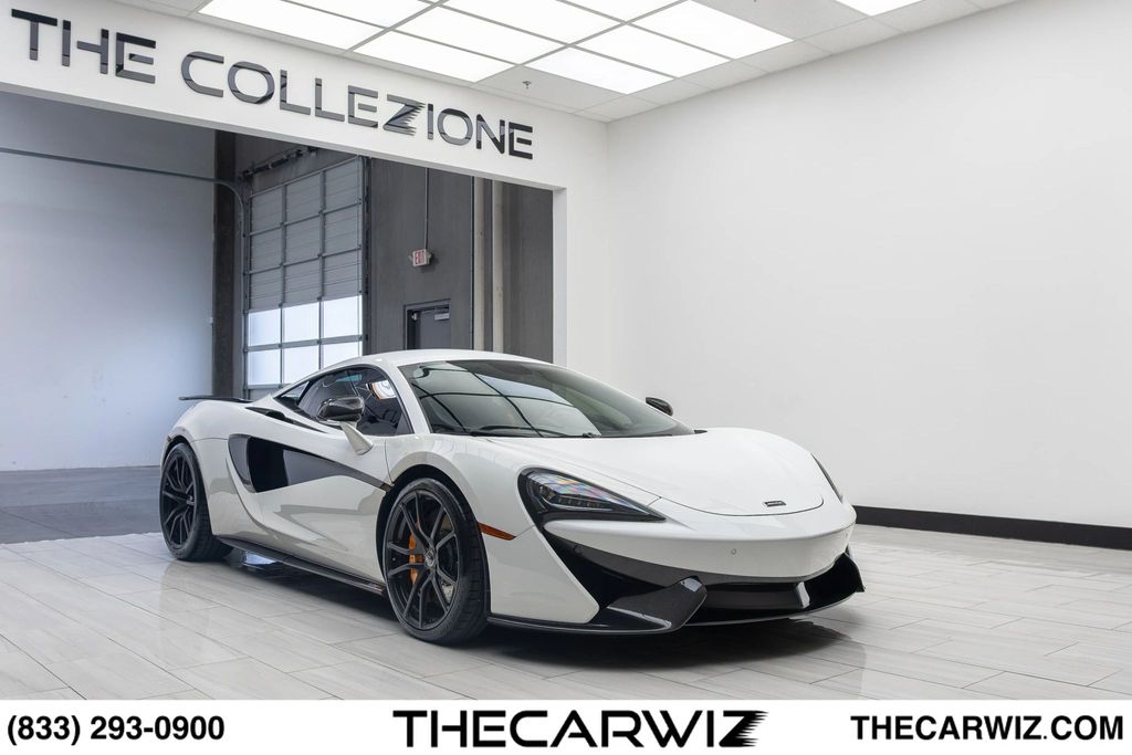 White 2016 McLaren 570S Coupe Rear-Wheel Drive 7-Speed Automatic