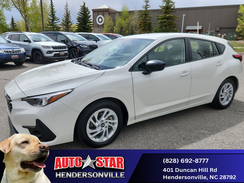 Crystal White Pearl 2025 Subaru Impreza Wagon All-Wheel Drive Continuously Variable Transmission