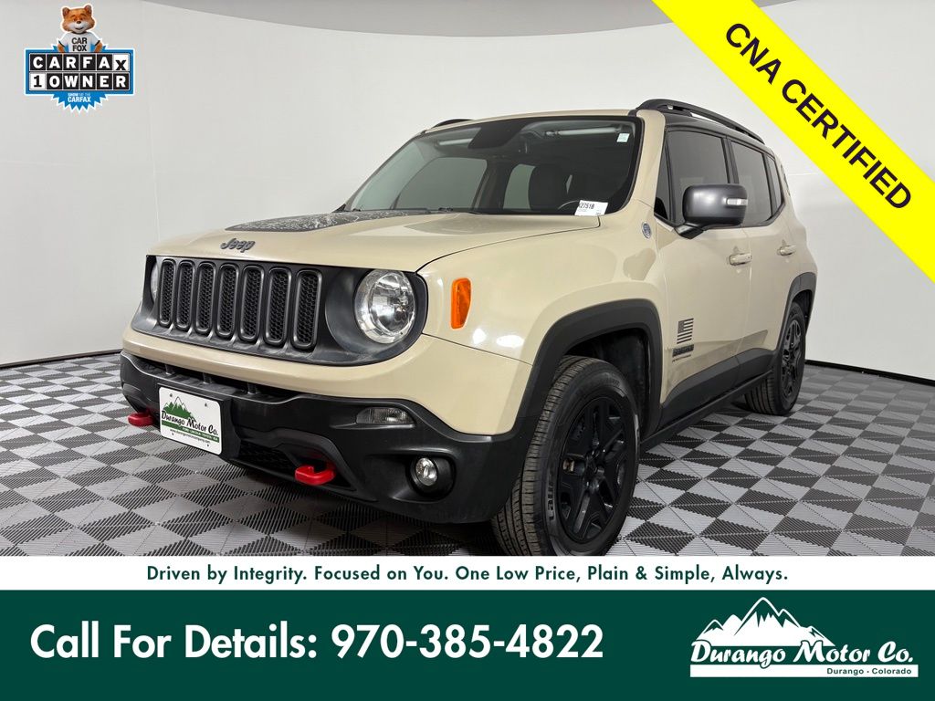 Mojave Sand 2017 Jeep Renegade SUV / Crossover Four-Wheel Drive 9-Speed Automatic