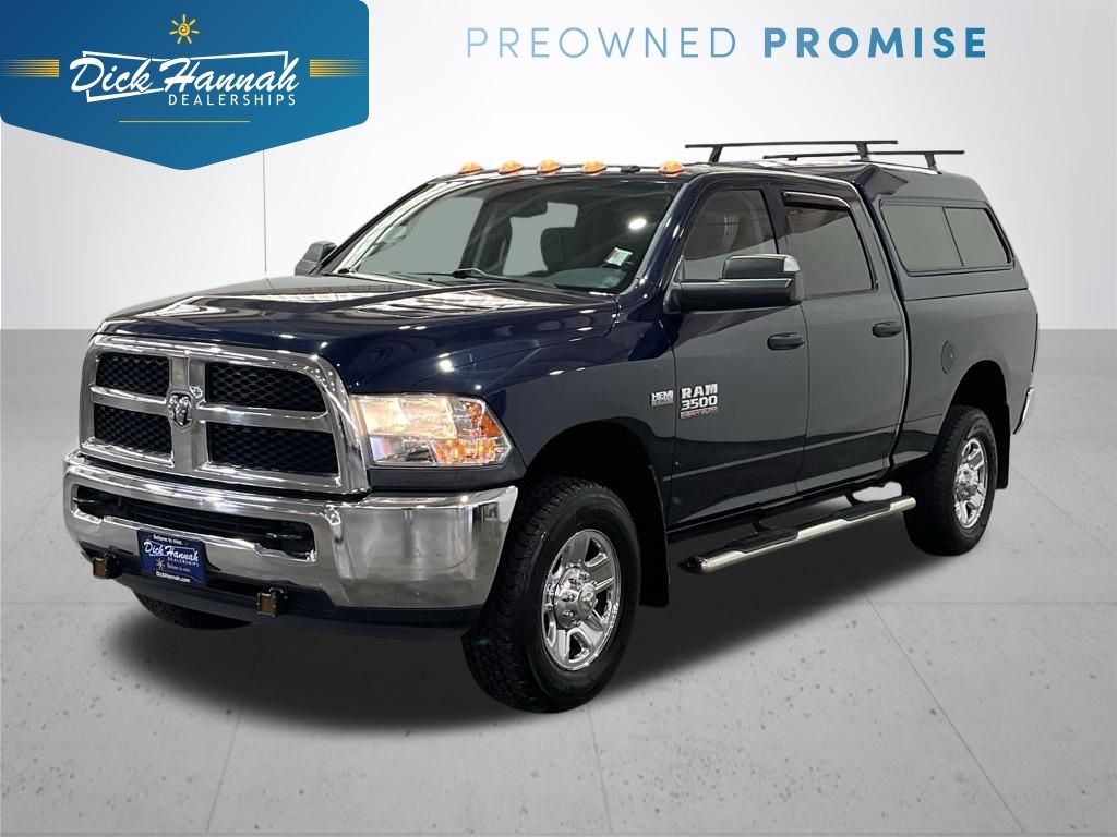Midnight Blue Pearlcoat 2015 RAM 3500 SLT Crew Cab 4WD Pickup Truck Four-Wheel Drive 6-Speed Automatic