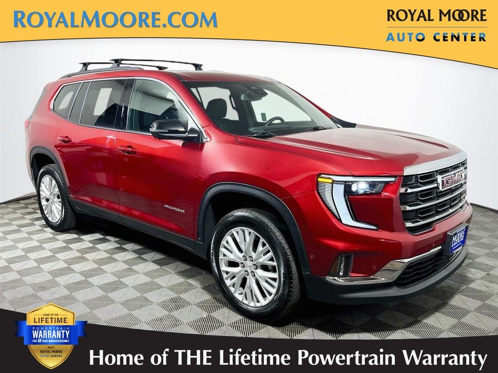 Volcanic Red Tintcoat 2025 GMC Acadia Elevation AWD SUV / Crossover Four-Wheel Drive 8-Speed Automatic