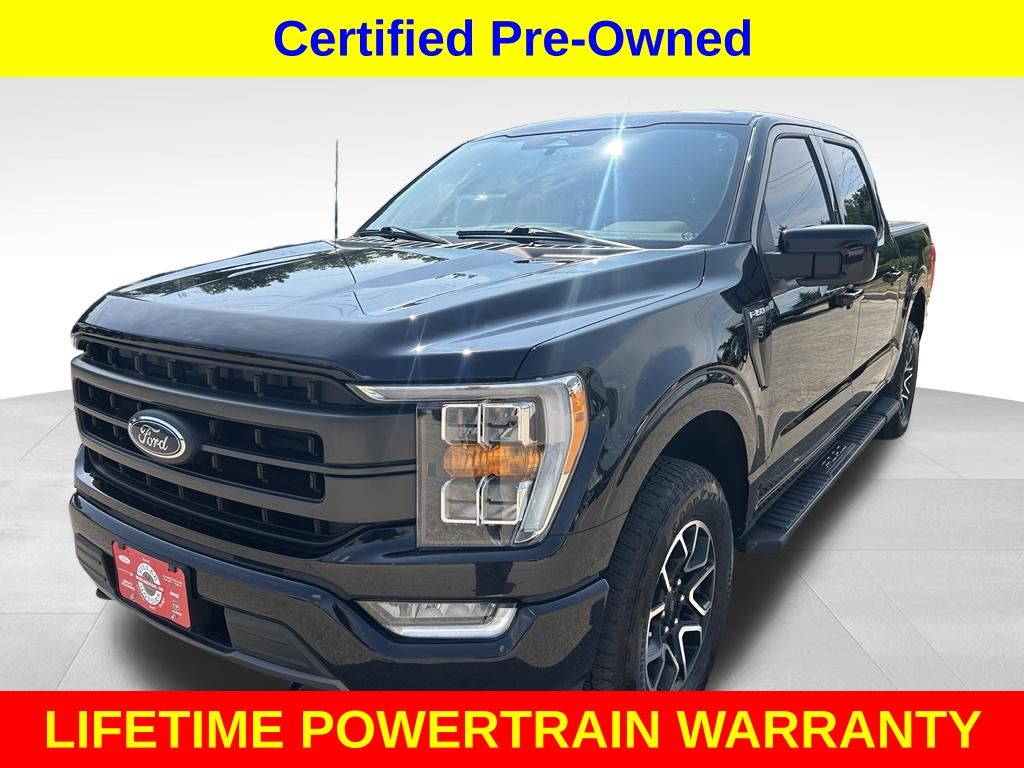 Black 2023 Ford F-150 Pickup Truck Four-Wheel Drive Automatic