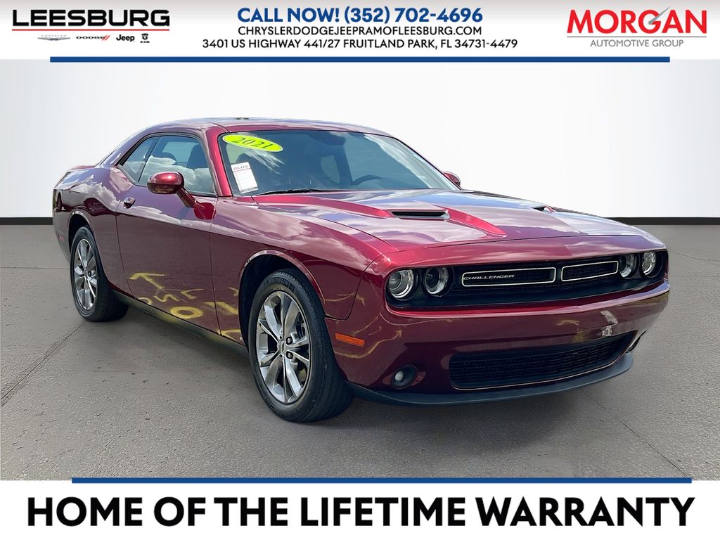 Red 2021 Dodge Challenger Coupe All-Wheel Drive 8-Speed Automatic