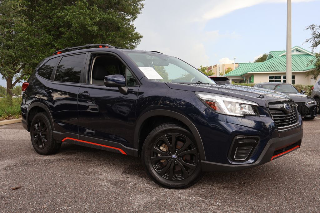 Dark Blue Pearl 2020 Subaru Forester SUV / Crossover All-Wheel Drive Continuously Variable Transmission