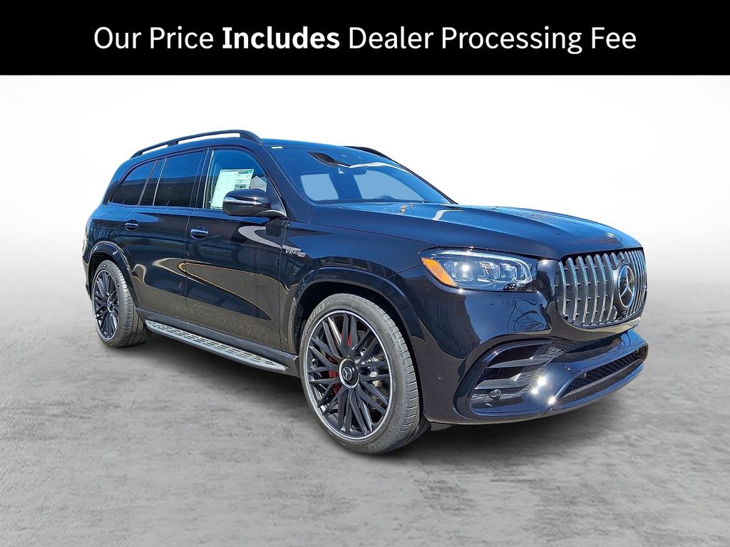 Obsidian Black Metallic 2026 Mercedes-Benz GLS AMG GLS 63 4MATIC SUV / Crossover All-Wheel Drive 9-Speed Automatic