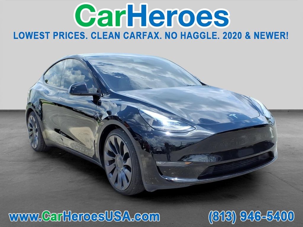 Solid Black 2025 Tesla Model Y SUV / Crossover All-Wheel Drive 1-Speed Automatic
