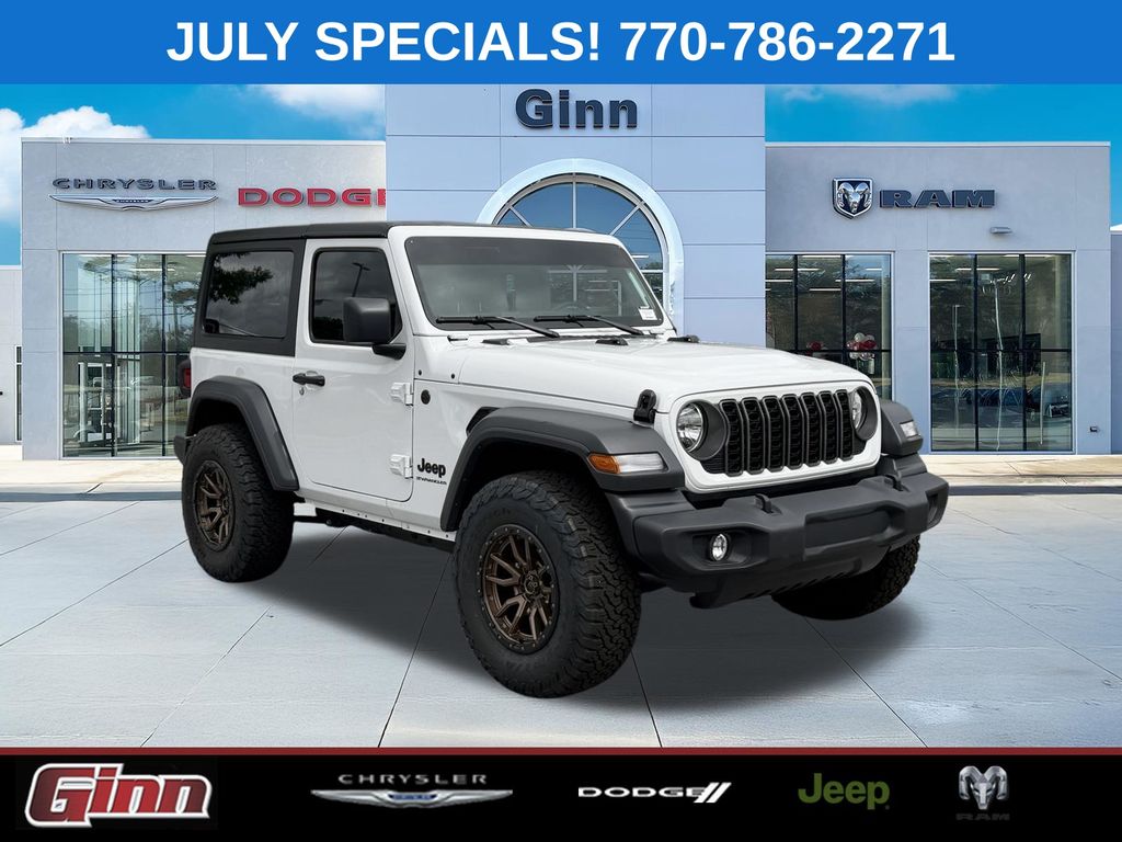 Bright White Clearcoat 2025 Jeep Wrangler SUV / Crossover Four-Wheel Drive 8-Speed Automatic