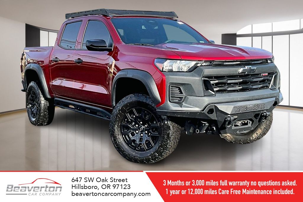 Radiant Red Tintcoat 2023 Chevrolet Colorado Pickup Truck Four-Wheel Drive 8-Speed Automatic