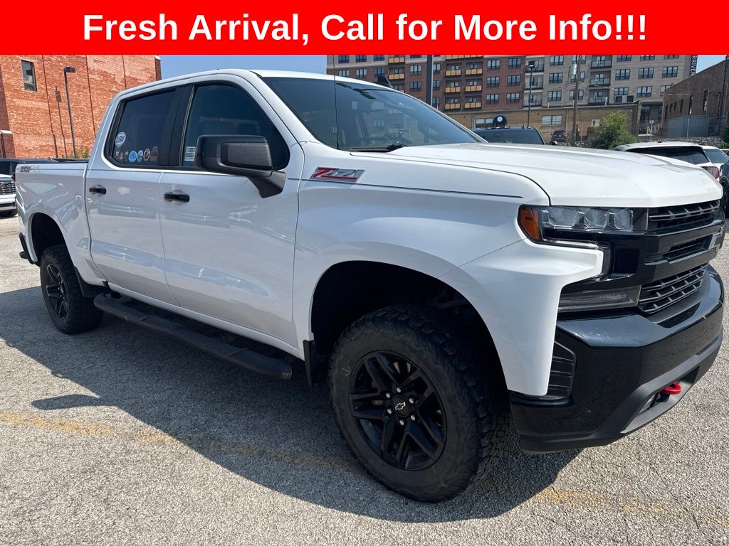 Summit White 2021 Chevrolet Silverado 1500 Pickup Truck Four-Wheel Drive Automatic
