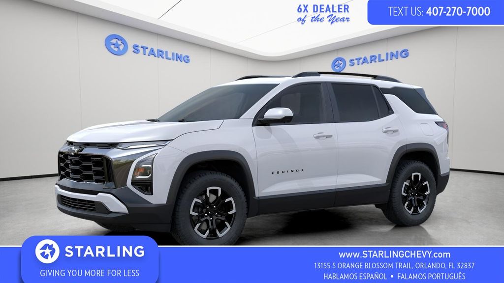 Polar White Tricoat 2027 Chevrolet Equinox SUV / Crossover Front-Wheel Drive 8-Speed Automatic