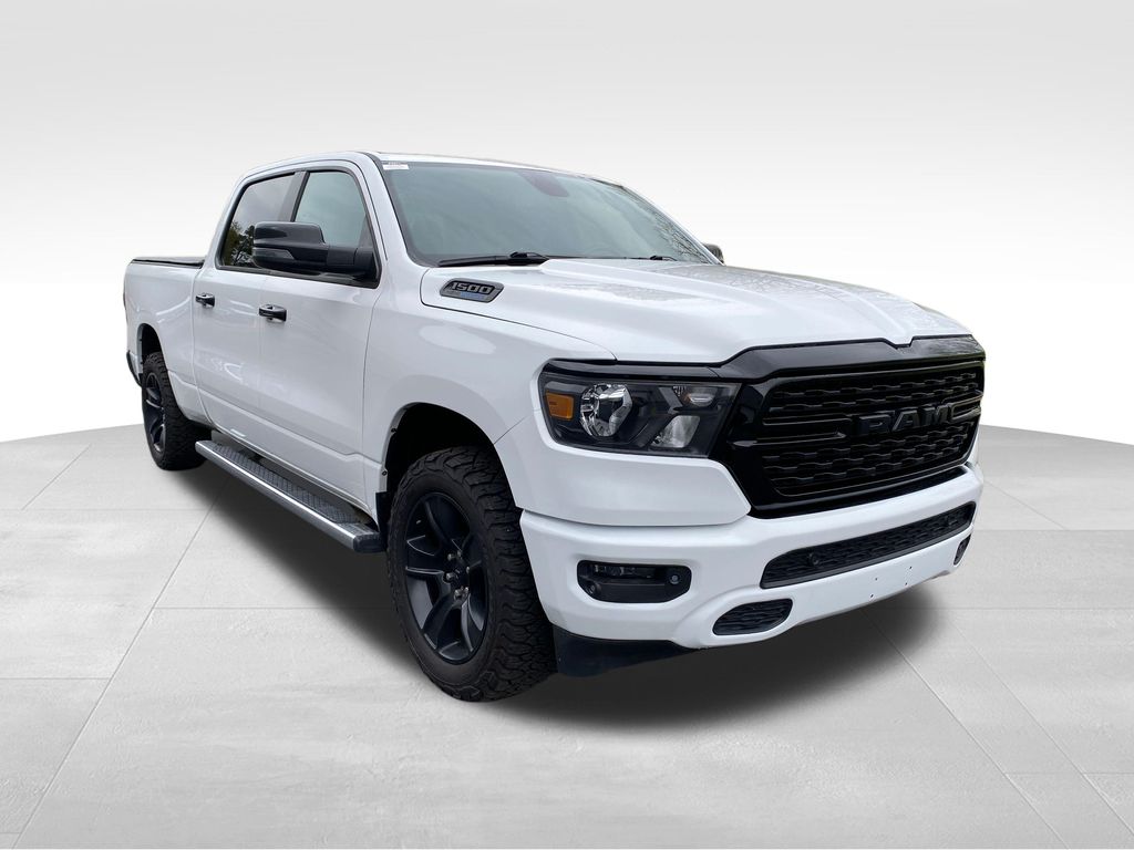 Bright White Clearcoat 2024 RAM 1500 Pickup Truck Four-Wheel Drive 8-Speed Automatic
