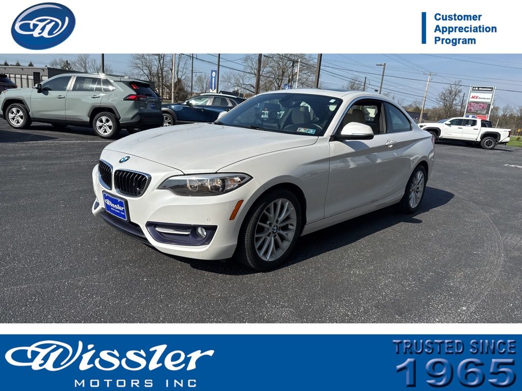 White Metallic 2016 BMW 2 Series 228i xDrive Coupe AWD Coupe All-Wheel Drive 8-Speed Automatic