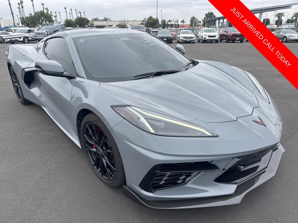 Sea Wolf Gray Tricoat 2024 Chevrolet Corvette Stingray 2LT Coupe RWD Coupe Rear-Wheel Drive 8-Speed Dual Clutch