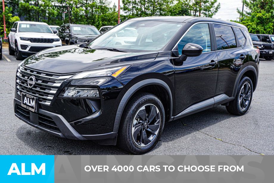 Used 2024 Black Nissan SV image 2