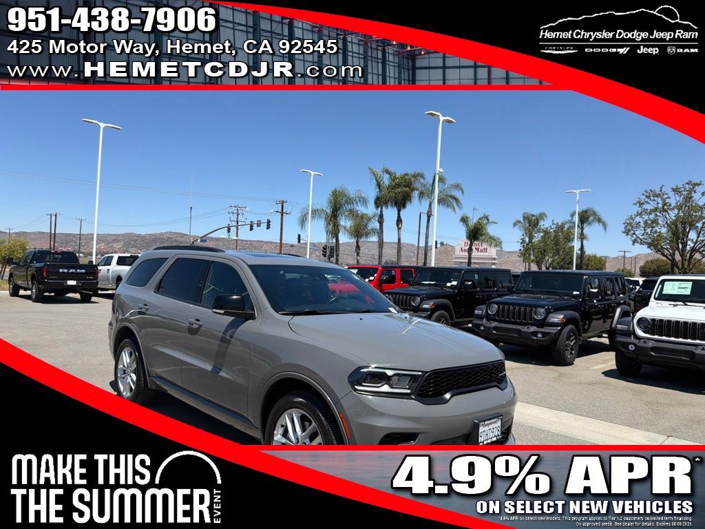 Destroyer Gray Clearcoat 2025 Dodge Durango SUV / Crossover All-Wheel Drive 8-Speed Automatic