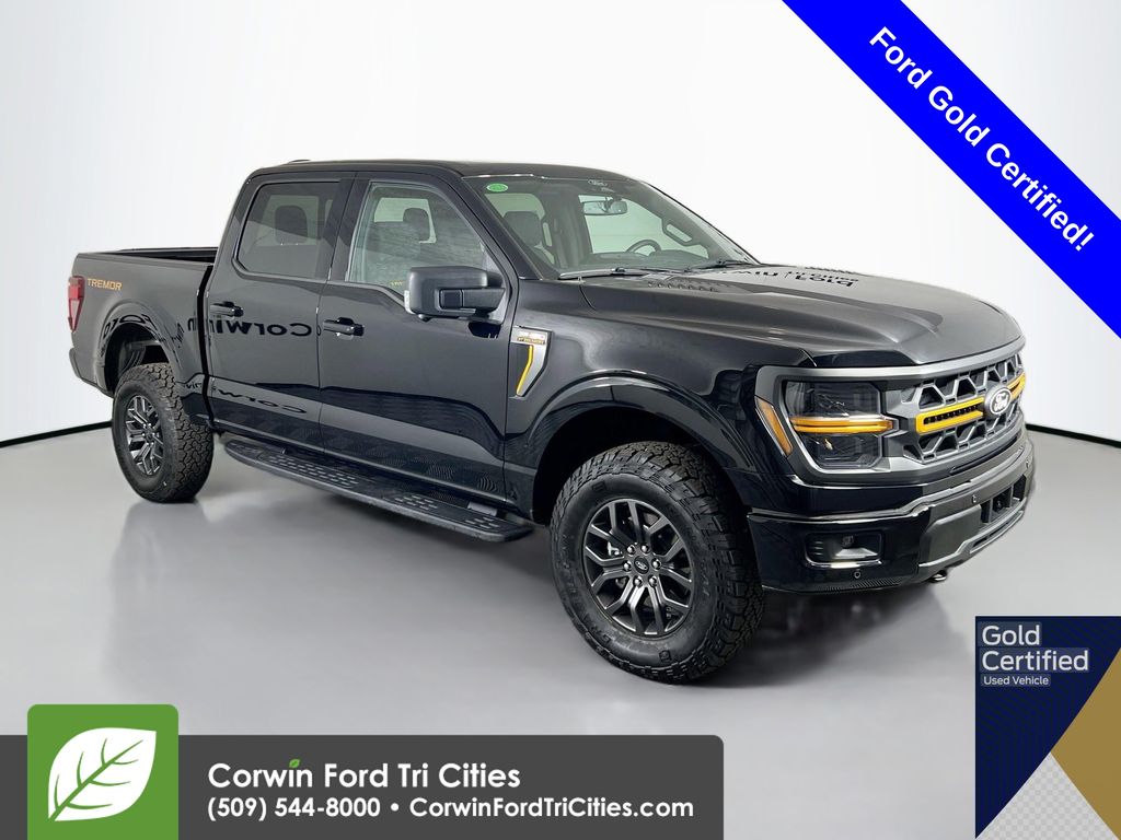 Agate Black Metallic 2025 Ford F-150 Pickup Truck Four-Wheel Drive Automatic
