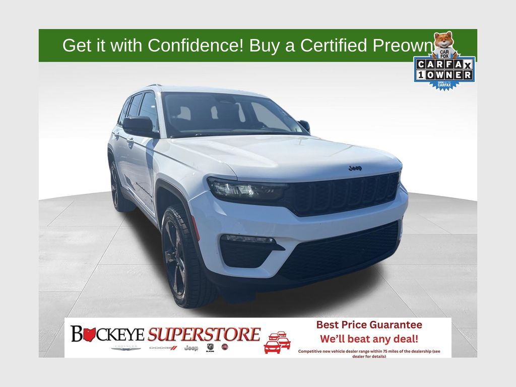 Bright White Clearcoat 2023 Jeep Grand Cherokee SUV / Crossover Four-Wheel Drive 8-Speed Automatic