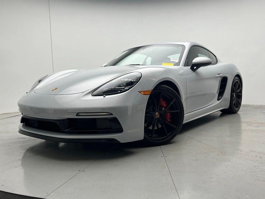 Ice Gray Metallic 2025 Porsche 718 Cayman Coupe Rear-Wheel Drive 7-Speed Automatic