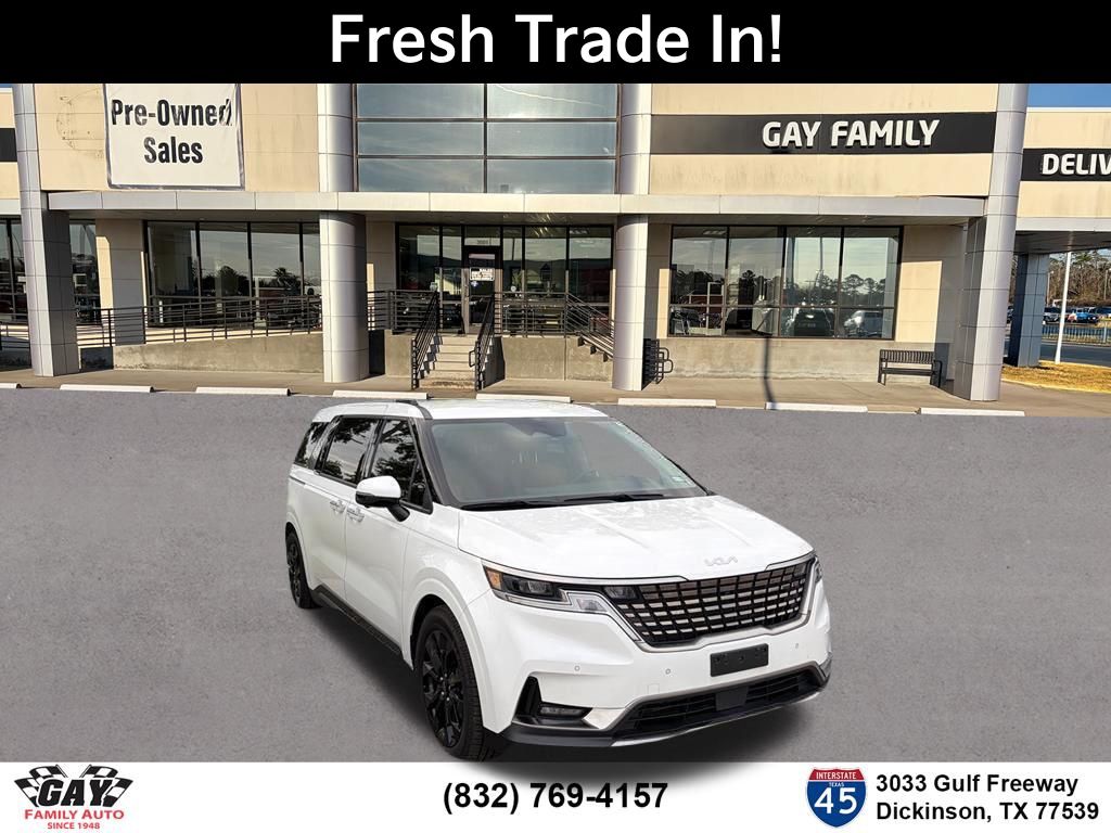 Snow White Pearl 2024 Kia Carnival SX FWD Minivan Front-Wheel Drive 8-Speed Automatic