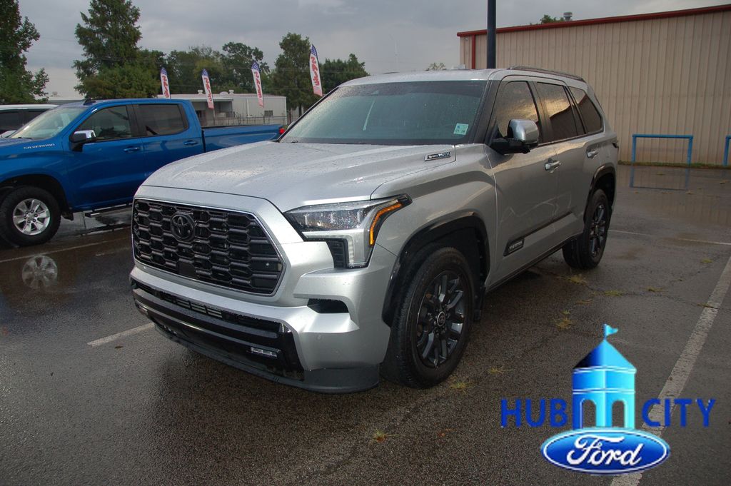 Celestial Silver Metallic 2024 Toyota Sequoia SUV / Crossover Four-Wheel Drive Automatic