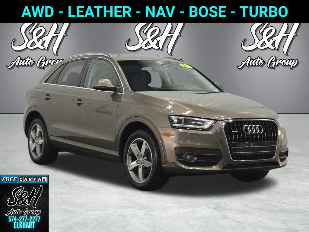 Tundra Brown Metallic 2015 Audi Q3 2.0T quattro Prestige SUV / Crossover All-Wheel Drive 6-Speed Automatic