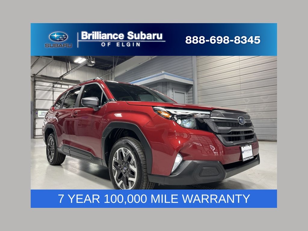 Crimson Red Pearl 2026 Subaru Forester Crossover AWD SUV / Crossover All-Wheel Drive Continuously Variable Transmission