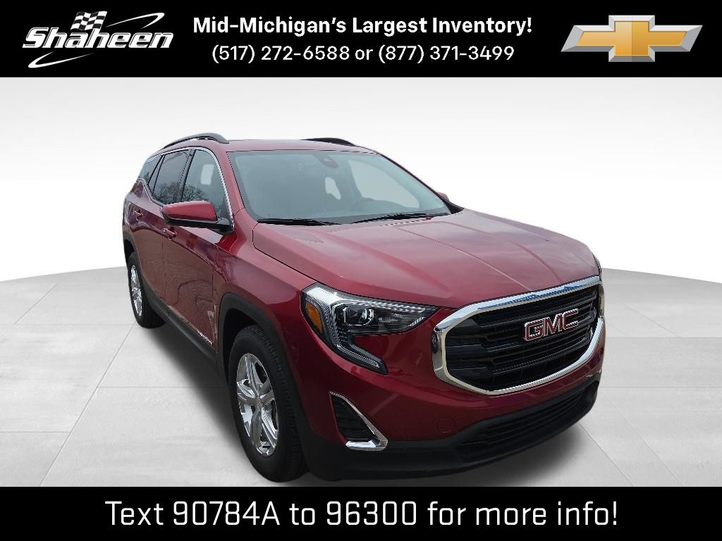 Red Quartz Tintcoat 2020 GMC Terrain SLE FWD SUV / Crossover Front-Wheel Drive 9-Speed Automatic