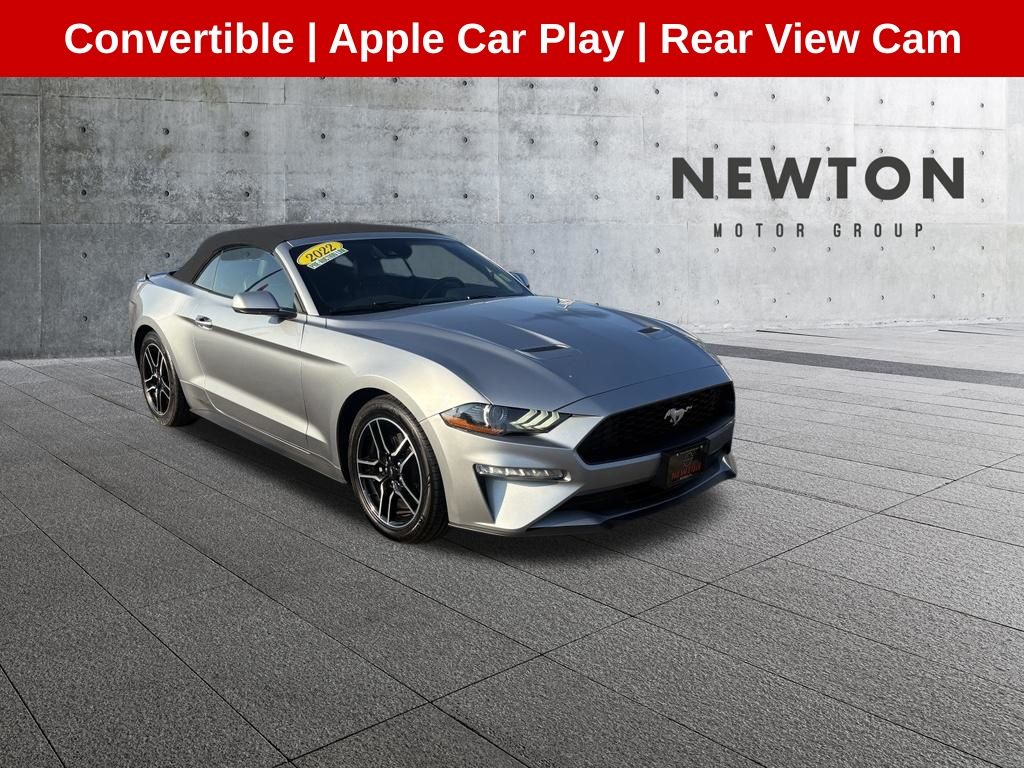 Silver Metallic 2022 Ford Mustang Convertible Rear-Wheel Drive Automatic