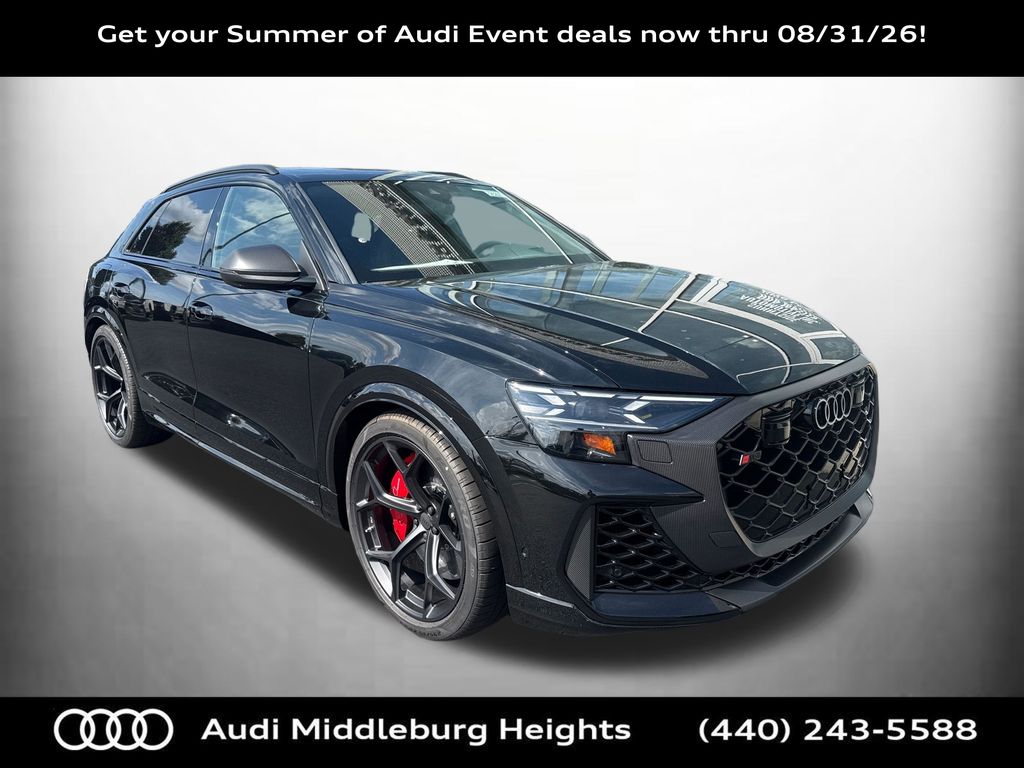 Mythos Black Metallic 2026 Audi RS Q8 SUV / Crossover All-Wheel Drive 8-Speed Automatic