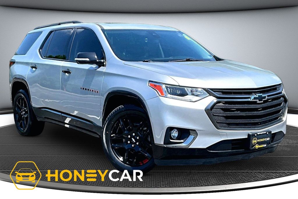 Silver Ice Metallic 2019 Chevrolet Traverse Premier AWD SUV / Crossover Four-Wheel Drive 9-Speed Automatic