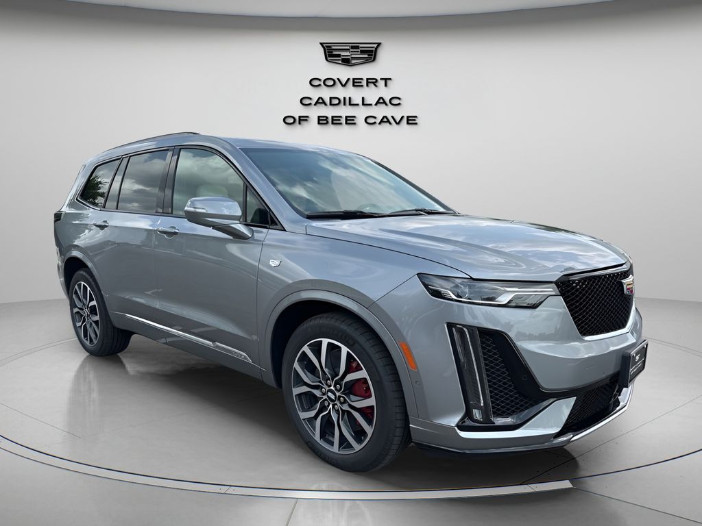 Silver Metallic 2025 Cadillac XT6 Sport AWD SUV / Crossover Four-Wheel Drive 9-Speed Automatic