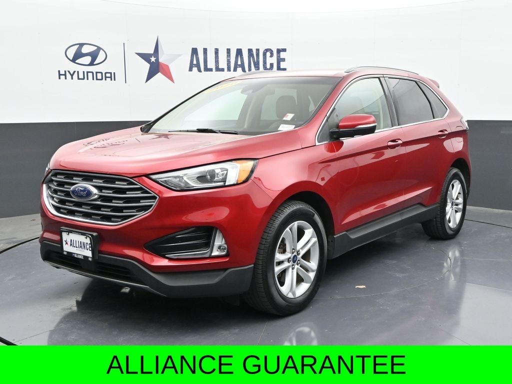 Red Metallic 2020 Ford Edge SEL FWD SUV / Crossover Front-Wheel Drive 8-Speed Automatic