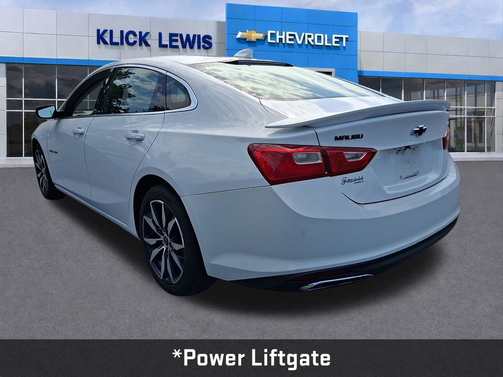 2021 Chevrolet Malibu RS White at Klick Lewis Buick Chevrolet