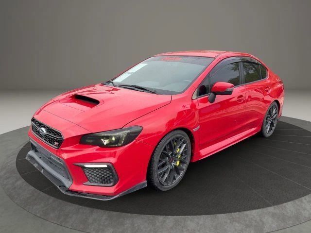 Pure Red 2018 Subaru WRX STI AWD Sedan All-Wheel Drive 6-Speed Manual