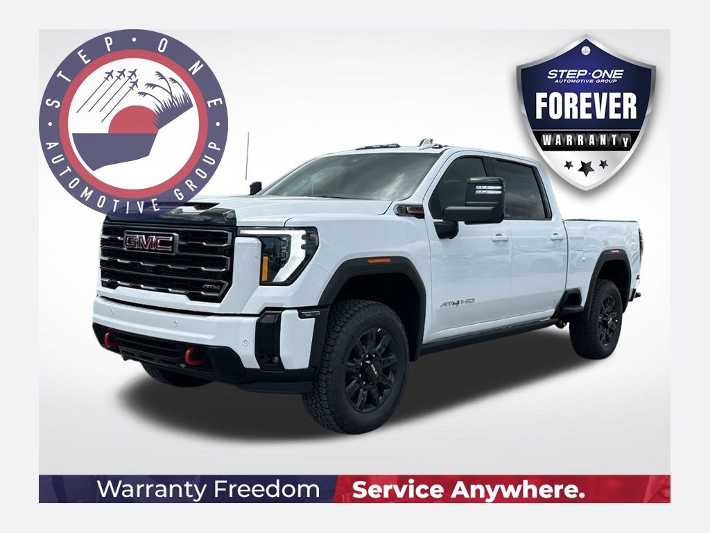 Summit White 2026 GMC Sierra 2500HD Pickup Truck Four-Wheel Drive Automatic