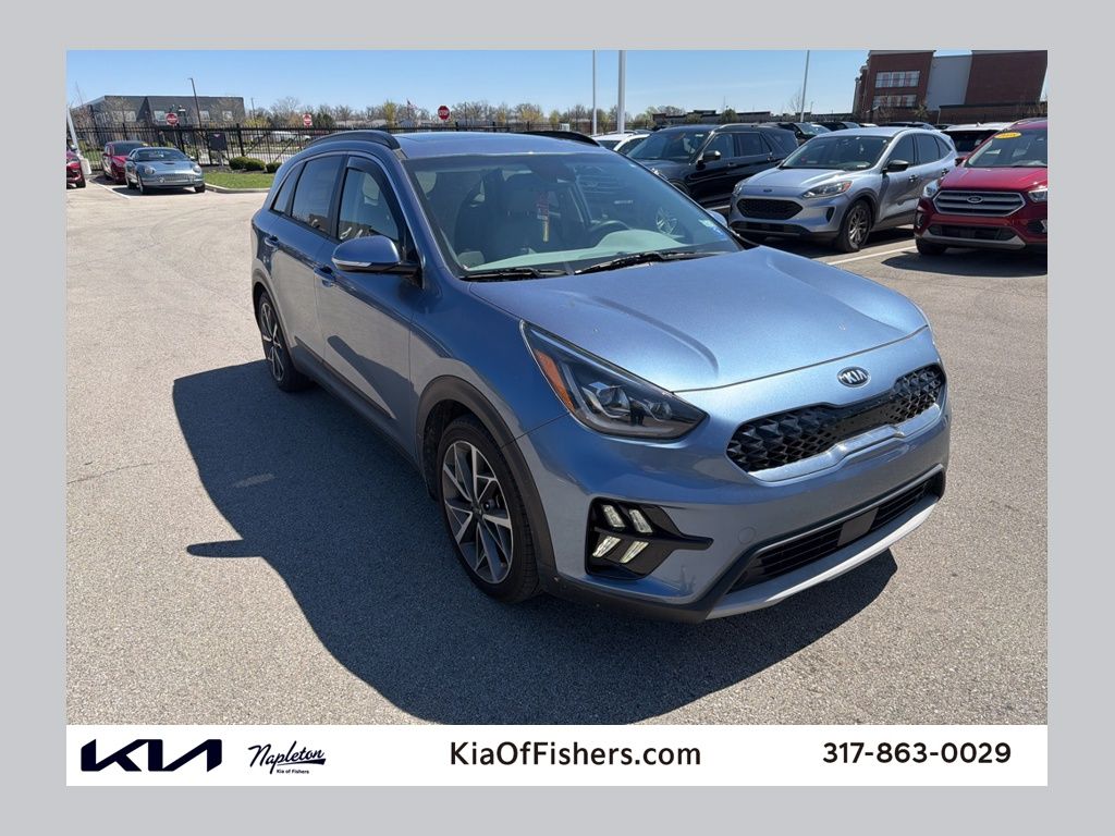 Horizon Blue 2020 Kia Niro Touring FWD SUV / Crossover Front-Wheel Drive 6-Speed Dual Clutch