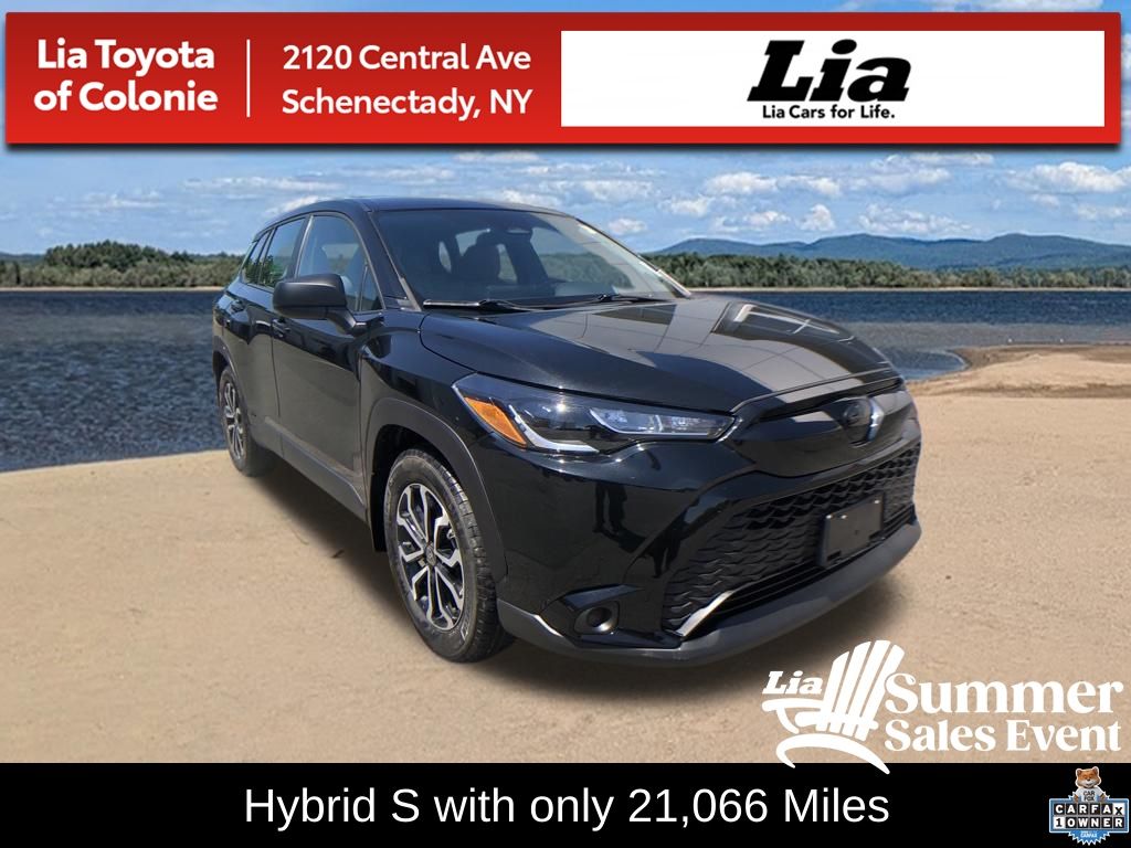 Jet Black 2023 Toyota Corolla Cross Hybrid SUV / Crossover All-Wheel Drive Continuously Variable Transmission