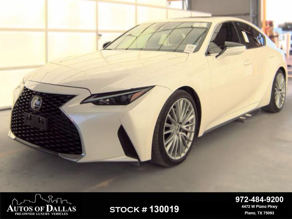 White Pearl 2024 Lexus IS 300 RWD Sedan Rear-Wheel Drive 8-Speed Automatic