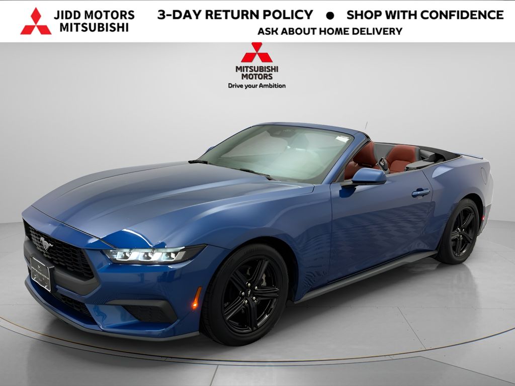 Blue Metallic 2024 Ford Mustang Convertible Rear-Wheel Drive Automatic