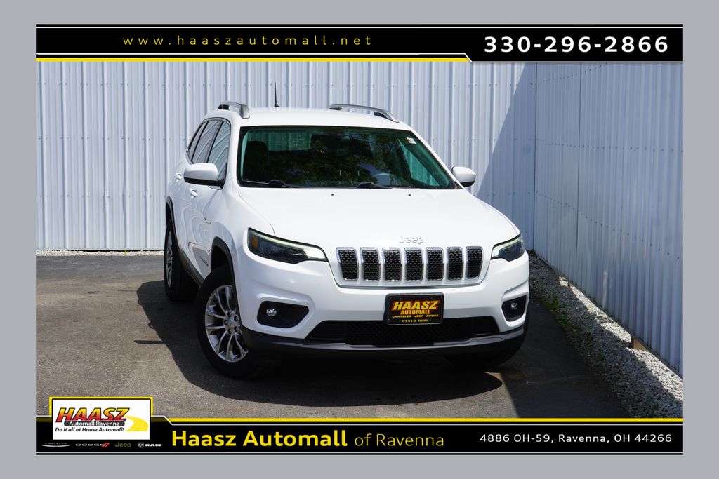 Bright White Clearcoat 2019 Jeep Cherokee SUV / Crossover Four-Wheel Drive 9-Speed Automatic
