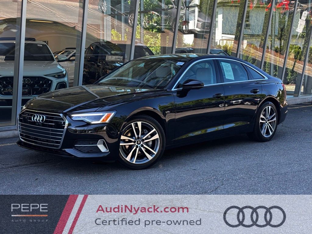 Mythos Black Metallic 2023 Audi A6 Sedan All-Wheel Drive 7-Speed Automatic