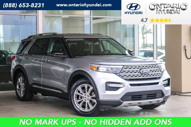 Silver Metallic 2021 Ford Explorer SUV / Crossover Rear-Wheel Drive Automatic