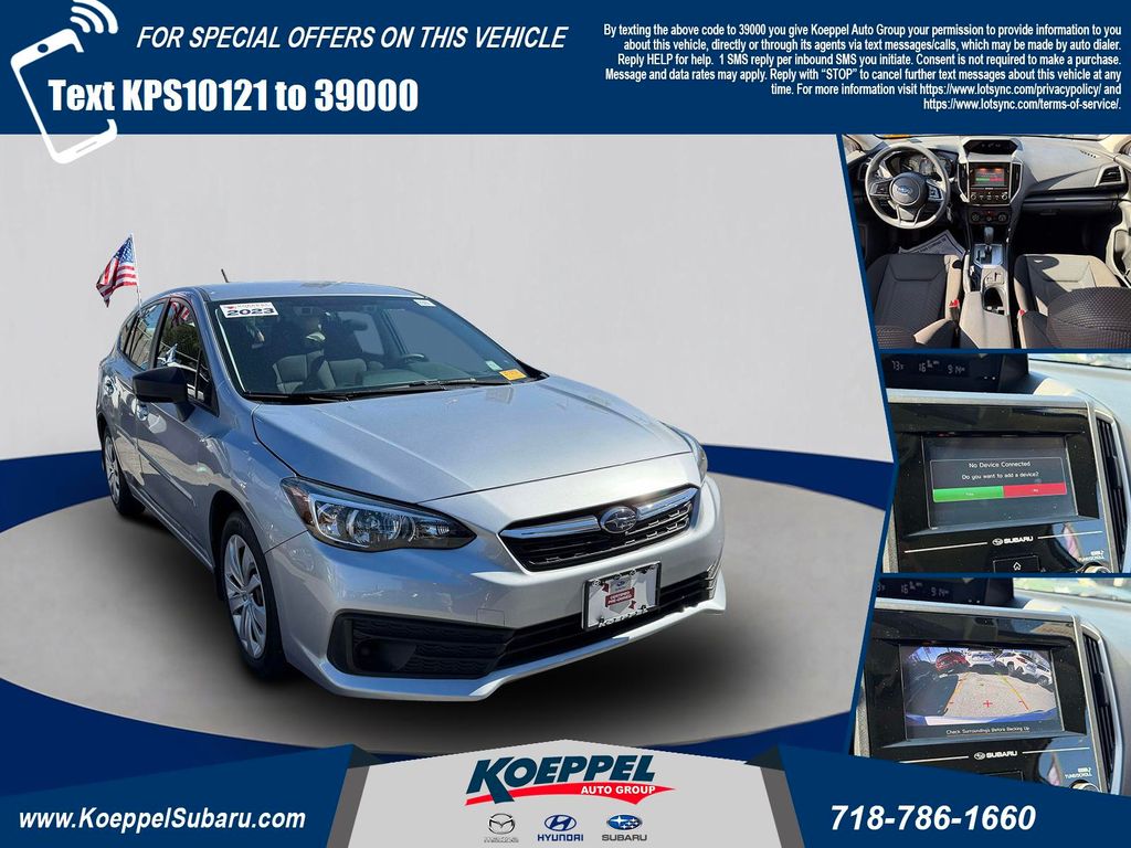 Ice Silver Metallic 2023 Subaru Impreza Wagon AWD Wagon All-Wheel Drive Continuously Variable Transmission