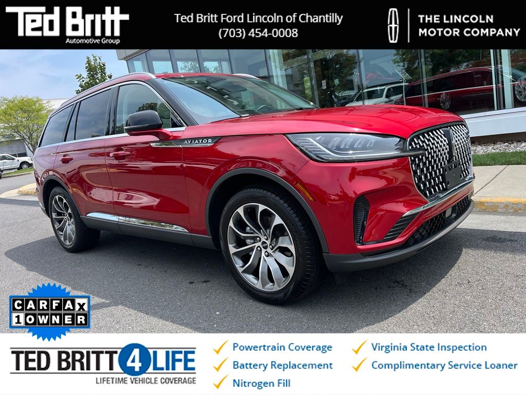 Red 2026 Lincoln Aviator SUV / Crossover All-Wheel Drive Automatic