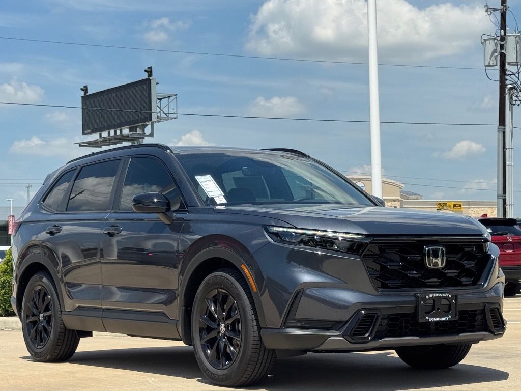 2026 Honda CR-V Hybrid Sport-L Gray at Classic Honda Galveston