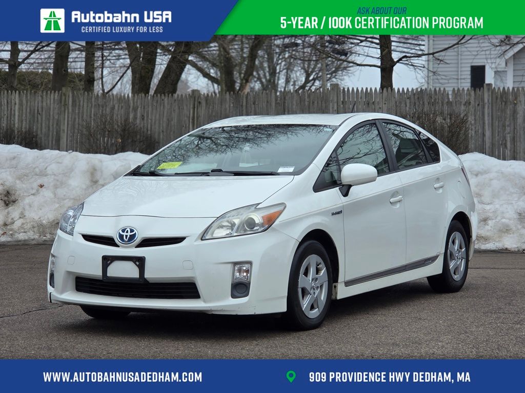 White (Blizzard Pearl) 2010 Toyota Prius Three Hatchback Front-Wheel Drive Continuously Variable Transmission