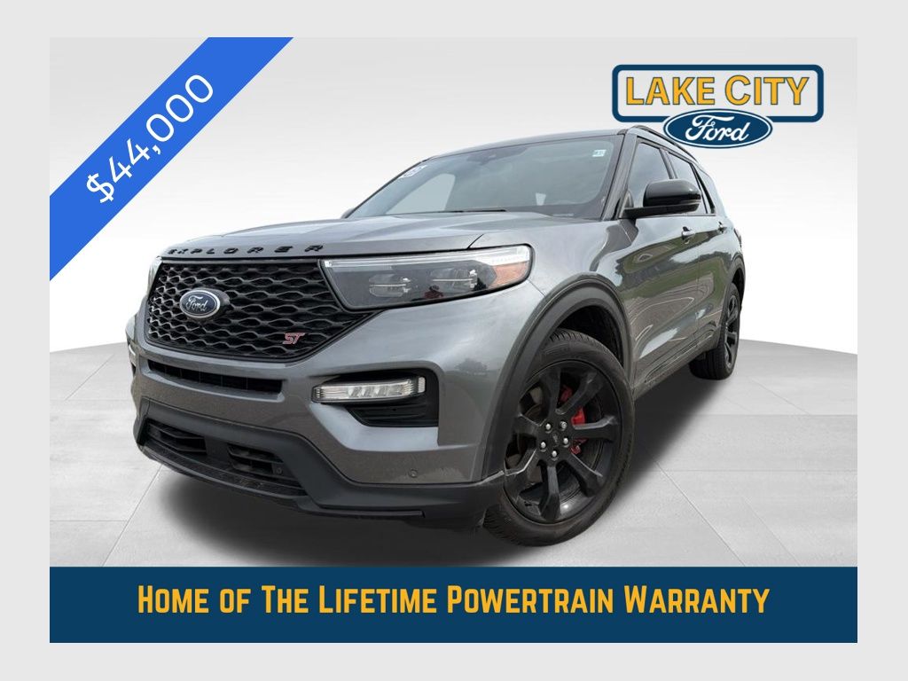 Carbonized Gray Metallic 2024 Ford Explorer SUV / Crossover All-Wheel Drive Automatic