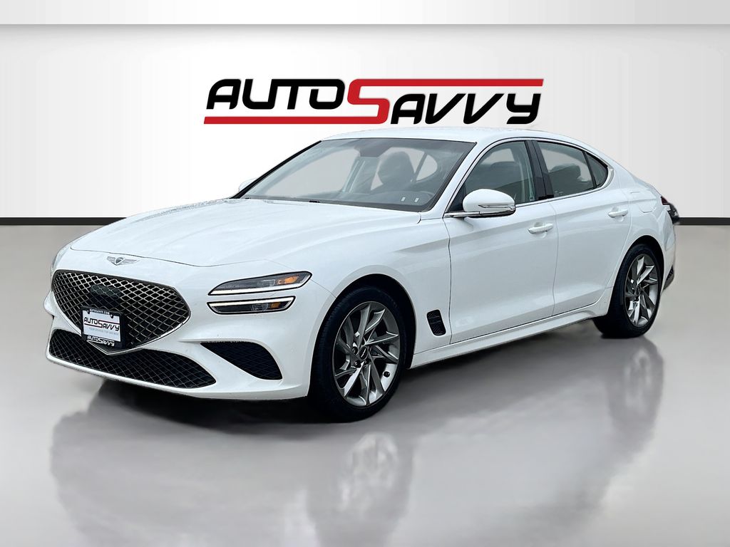 2022 Genesis G70 2.0T White at Genesis of Spring