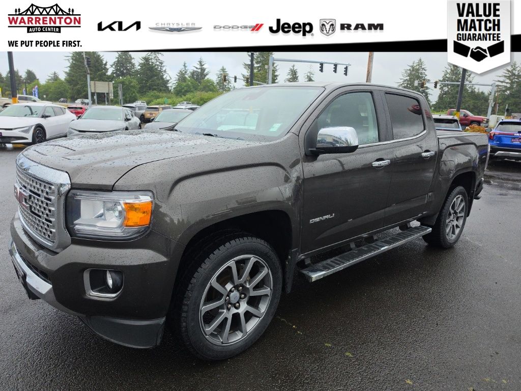 Smokey Quartz Metallic 2019 GMC Canyon Pickup Truck Four-Wheel Drive 8-Speed Automatic