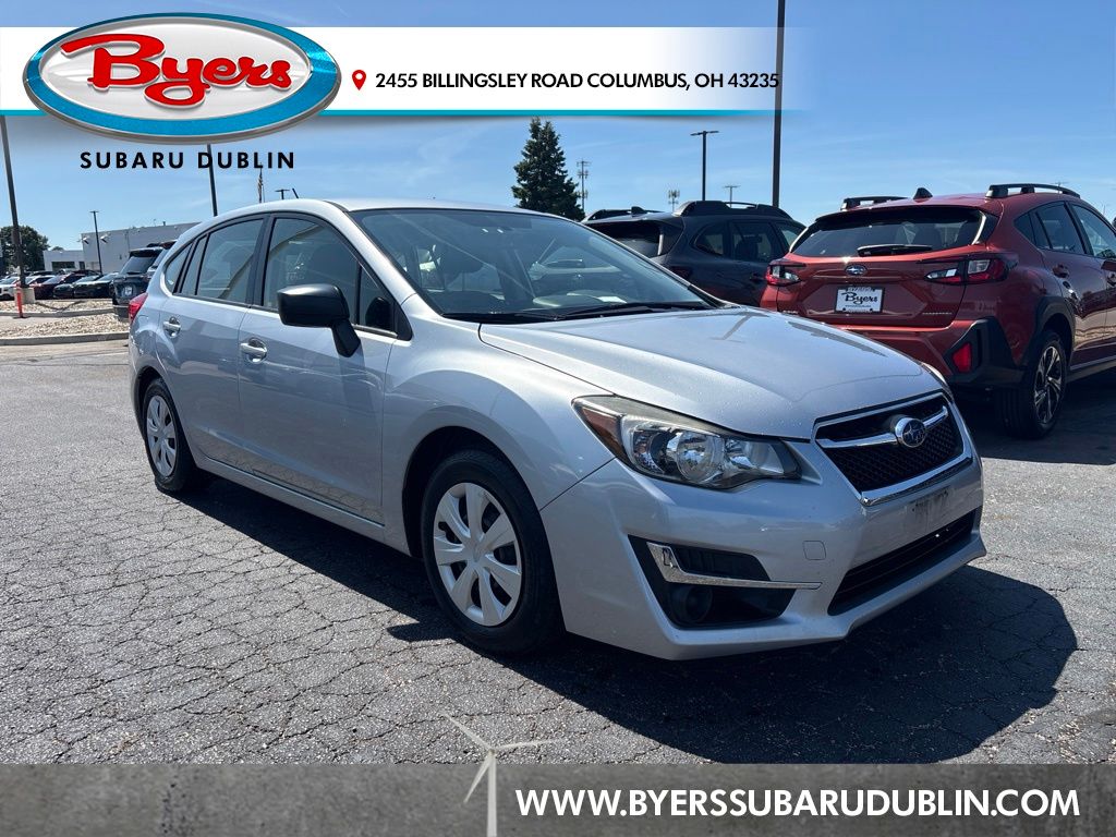 Ice Silver Metallic 2015 Subaru Impreza Hatchback All-Wheel Drive Continuously Variable Transmission